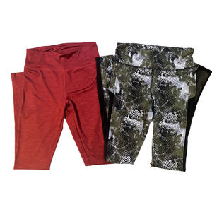 Yandy.com Active Leggings Bundle Lot of 2 Womens Size S